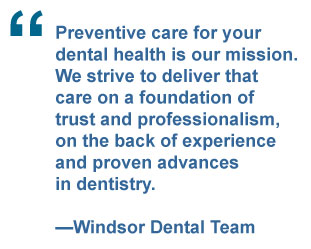 A message from the Windsor Dental Team!
